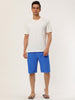 Summer Solid Drawstring Elastic Waist Beach Shorts