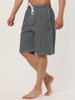 Summer Solid Drawstring Elastic Waist Beach Shorts