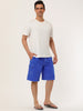 Summer Solid Drawstring Elastic Waist Beach Shorts