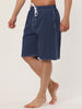 Summer Solid Drawstring Elastic Waist Beach Shorts