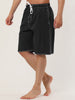Summer Solid Drawstring Elastic Waist Beach Shorts