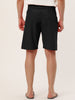 Solid Elastic Waist Drawstring Beach Board Shorts