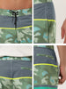 Chic Color Block Drawstring Stripe Swim Board Shorts