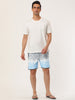 Casual Summer Print Color Block Beach Board Shorts