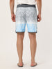 Casual Summer Print Color Block Beach Board Shorts