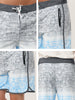 Casual Summer Print Color Block Beach Board Shorts