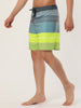 Casual Summer Print Color Block Beach Board Shorts