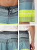 Casual Summer Print Color Block Beach Board Shorts