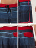Casual Summer Print Color Block Beach Board Shorts