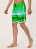 Casual Summer Print Color Block Beach Board Shorts