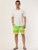 Casual Summer Print Color Block Beach Board Shorts