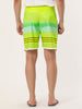 Casual Summer Print Color Block Beach Board Shorts