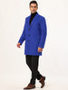 Gifts for Men Notched Lapel Single Breasted Long Trench Winter Coat