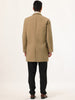 Gifts for Men Notched Lapel Single Breasted Long Trench Winter Coat