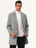 Gifts for Men Notched Lapel Single Breasted Long Trench Winter Coat