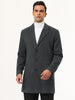 Gifts for Men Notched Lapel Single Breasted Long Trench Winter Coat
