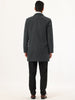 Gifts for Men Notched Lapel Single Breasted Long Trench Winter Coat