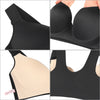 Plus Size Bras for Women Full Figure Camisole Seamless Original Wirefree Support Bra