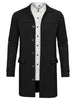 Lightweight Lapel Single Breasted Trench Overcoat