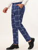 Casual Flat Front Checked Printed Business Trousers