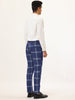 Casual Flat Front Checked Printed Business Trousers