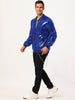 Sequin Varsity Long Sleeve Zipper Bomber Jacket
