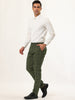 Casual Flat Front Check Business Dress Plaid Pants