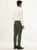 Casual Flat Front Check Business Dress Plaid Pants