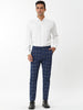 Casual Flat Front Check Business Dress Plaid Pants