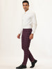 Casual Flat Front Check Business Dress Plaid Pants