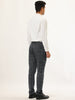 Casual Flat Front Check Business Dress Plaid Pants