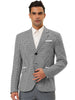 Smart Casual Notched Plaid Panel Button Blazer