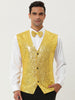 Classic Sequin Shiny Single-breasted Party Suit Vest