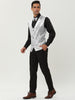 Classic Sequin Shiny Single-breasted Party Suit Vest