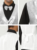 Classic Sequin Shiny Single-breasted Party Suit Vest