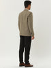 Basic Notched Lapel One Button Houndstooth Blazer