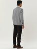 Basic Notched Lapel One Button Houndstooth Blazer