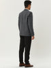 Basic Notched Lapel One Button Houndstooth Blazer