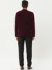 Mr. Football Style Chic Velvet Solid One Button Party Prom Suit Blazer