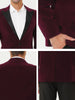 Mr. Football Style Chic Velvet Solid One Button Party Prom Suit Blazer