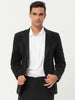 Mr. Football Style Chic Velvet Solid One Button Party Prom Suit Blazer