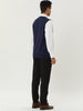 Casual V Neck Sleeveless Argyle Knit Sweater Vest