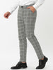 Casual Plaid Flat Front Business Pencil Dress Pants