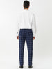 Casual Plaid Flat Front Business Pencil Dress Pants