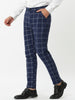 Casual Plaid Flat Front Business Pencil Dress Pants