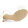 Perphy Open Toe Ankle Strap Bow Tie Stiletto Heel Sandals