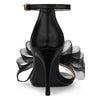 Perphy Open Toe Ankle Strap Bow Tie Stiletto Heel Sandals