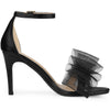 Perphy Open Toe Ankle Strap Bow Tie Stiletto Heel Sandals