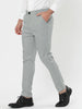 Smart Casual Striped Flat Front Zip Business Pants