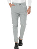 Smart Casual Striped Flat Front Zip Business Pants